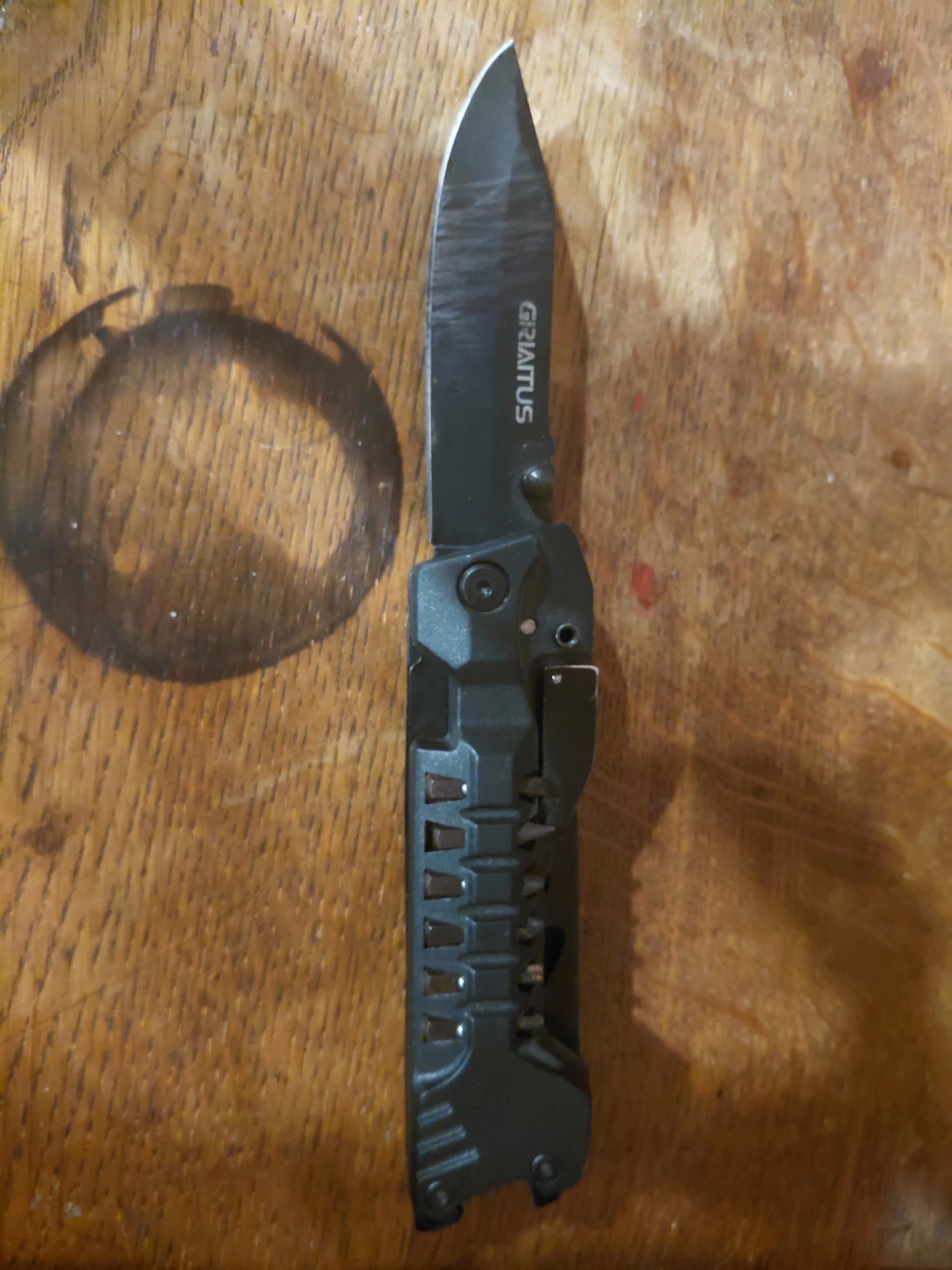 GRIATUS Multi-tool Pocket Knife with Screwdriver Bits