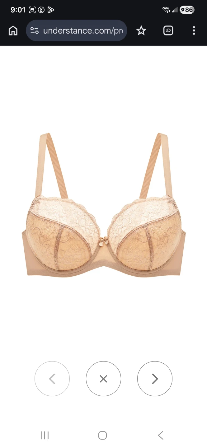 Understance Yara 2.0 Flexwire Demi Bra Champagne 42DD