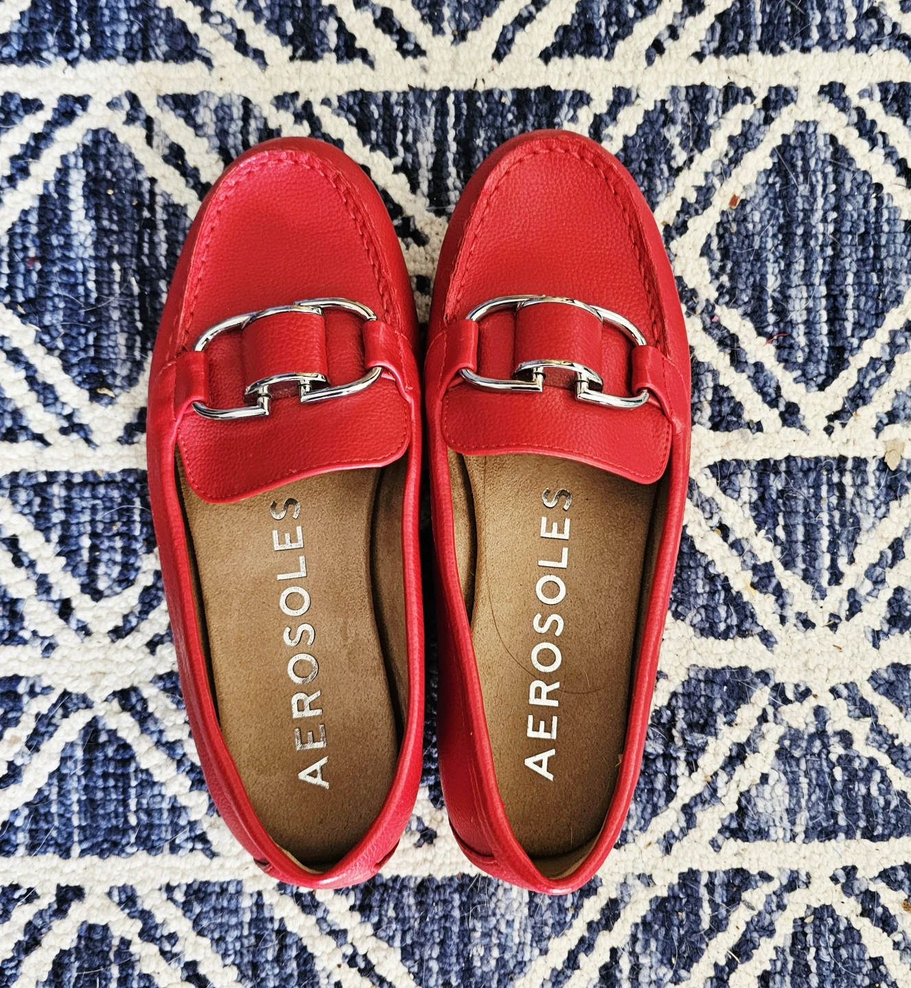 Aerosoles Red Loafer Shoes - Size 7.5 - photo 2