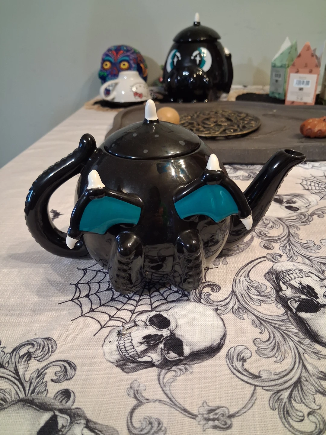 Black cthulhu Themed Teapot - photo 3