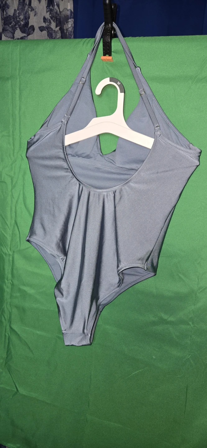 Shade & Shore One Piece Swimsuit - Gray - Size M - photo 3