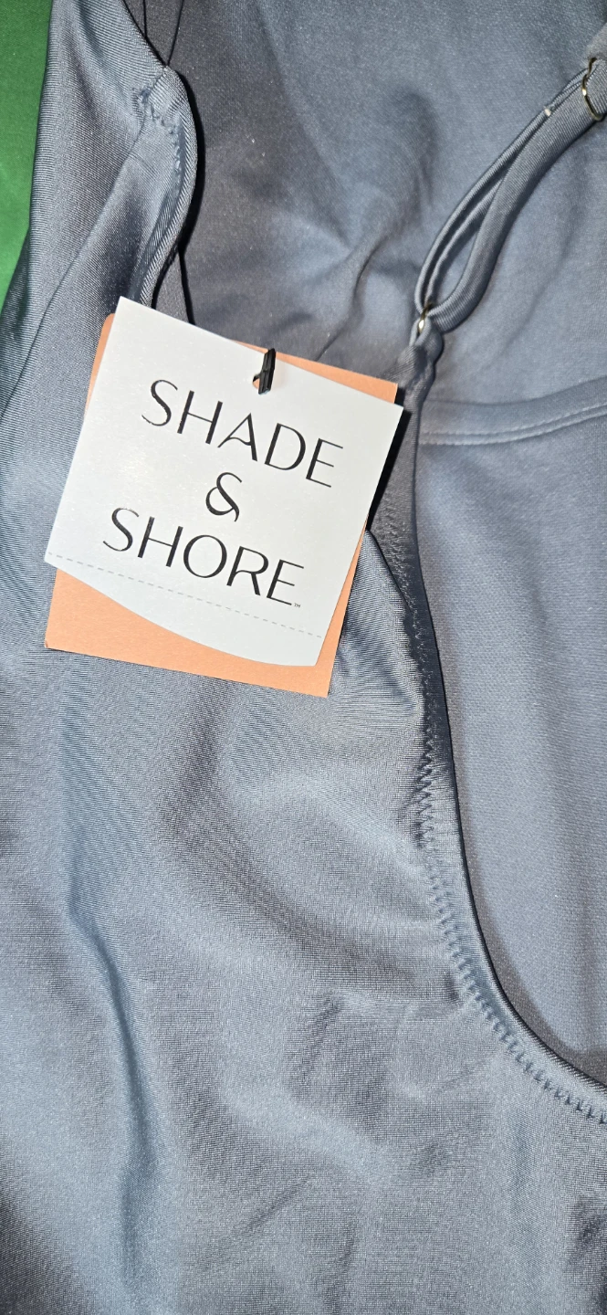Shade & Shore One Piece Swimsuit - Gray - Size M - photo 5