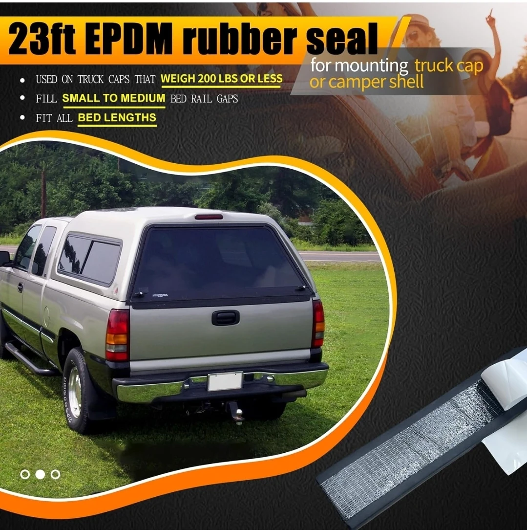 Truck Cap Seal 23FT EPDM Rubber 🌱 - photo 5