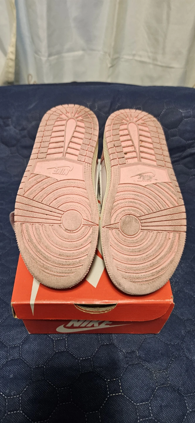Nike Air Jordan 1 Dunk Low Toddler Pink Sneakers - photo 2