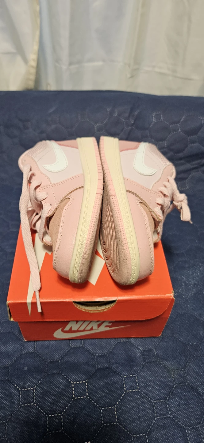 Nike Air Jordan 1 Dunk Low Toddler Pink Sneakers - photo 4
