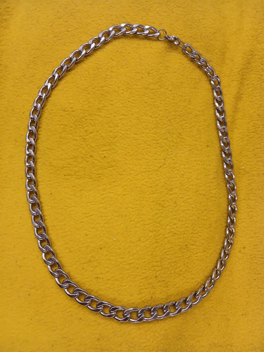 Stainless Steel Cuban Chain Link Necklace