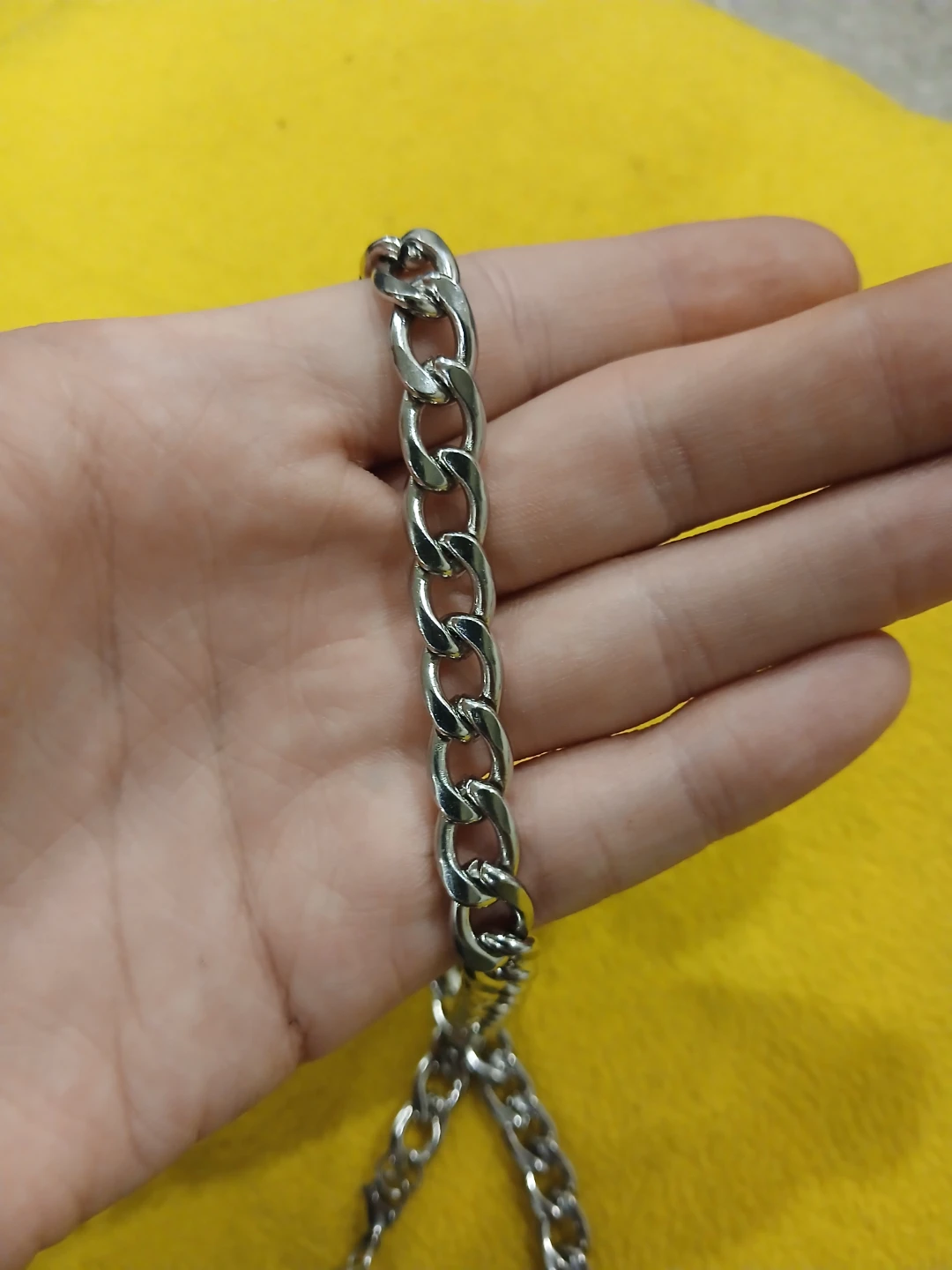 Stainless Steel Cuban Chain Link Necklace - photo 3