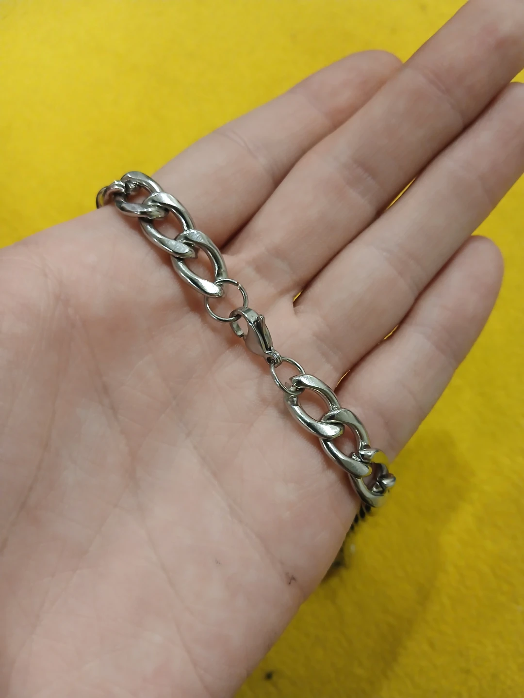 Stainless Steel Cuban Chain Link Necklace - photo 4