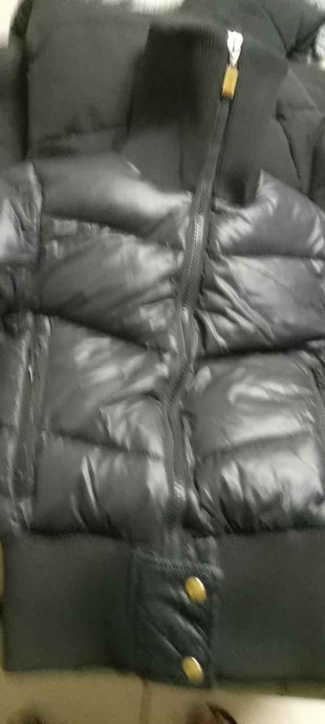 TNA Black Puffer Jacket - photo 5
