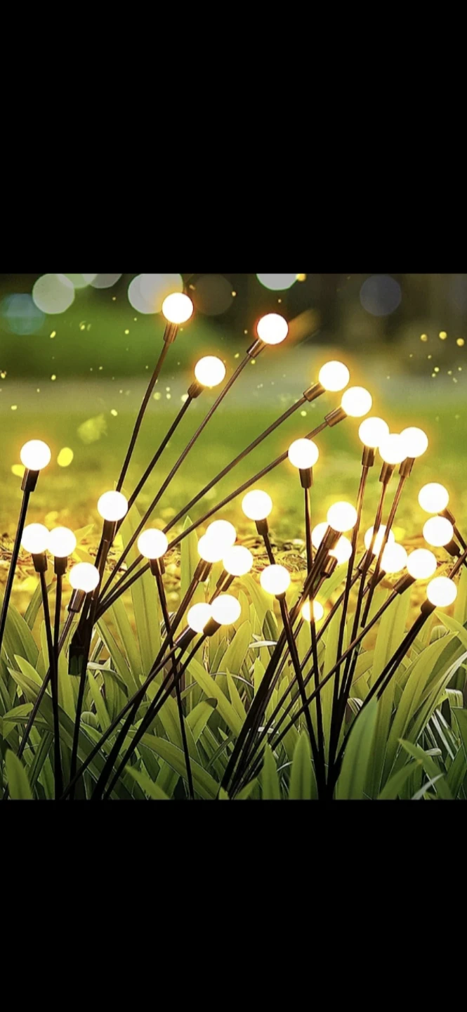 Solar Powered Firefly Lights (8LED) New $5 each.