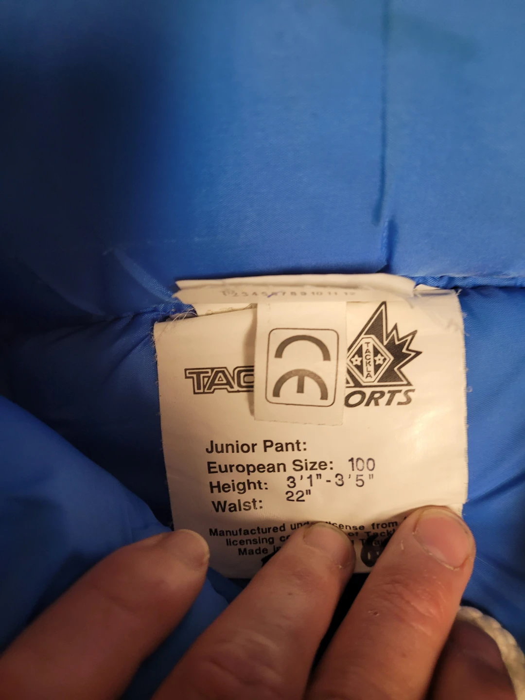 Tackla Junior Hockey Pants - Size 22" - photo 3