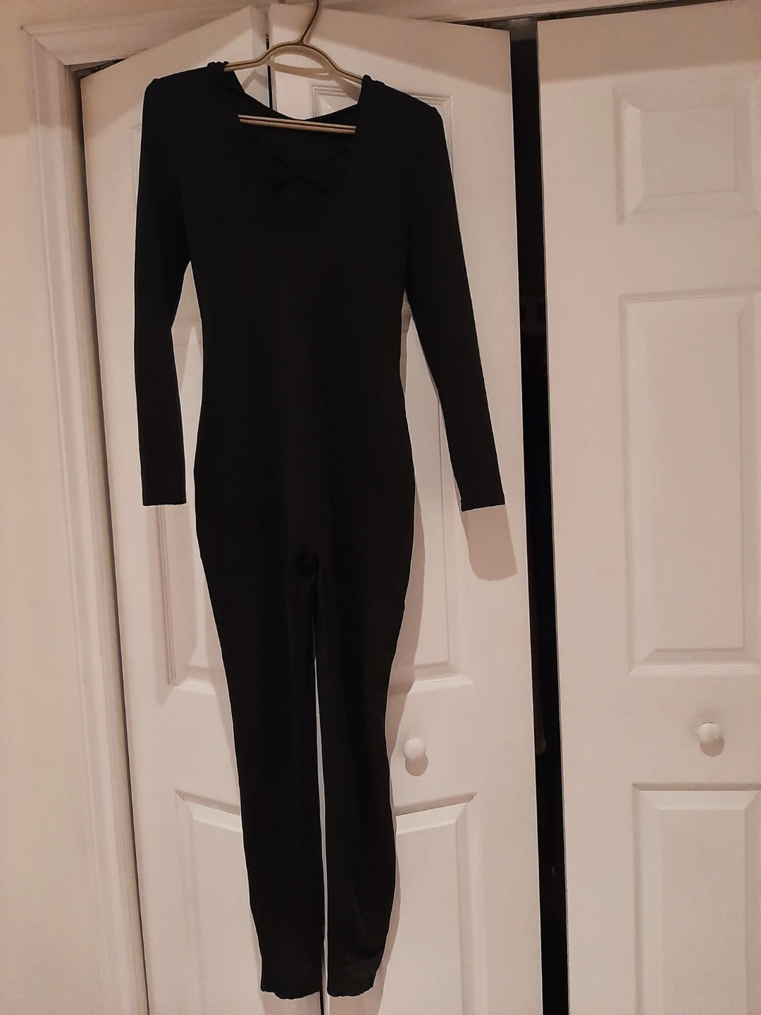 Black Long Sleeve Jumpsuit
