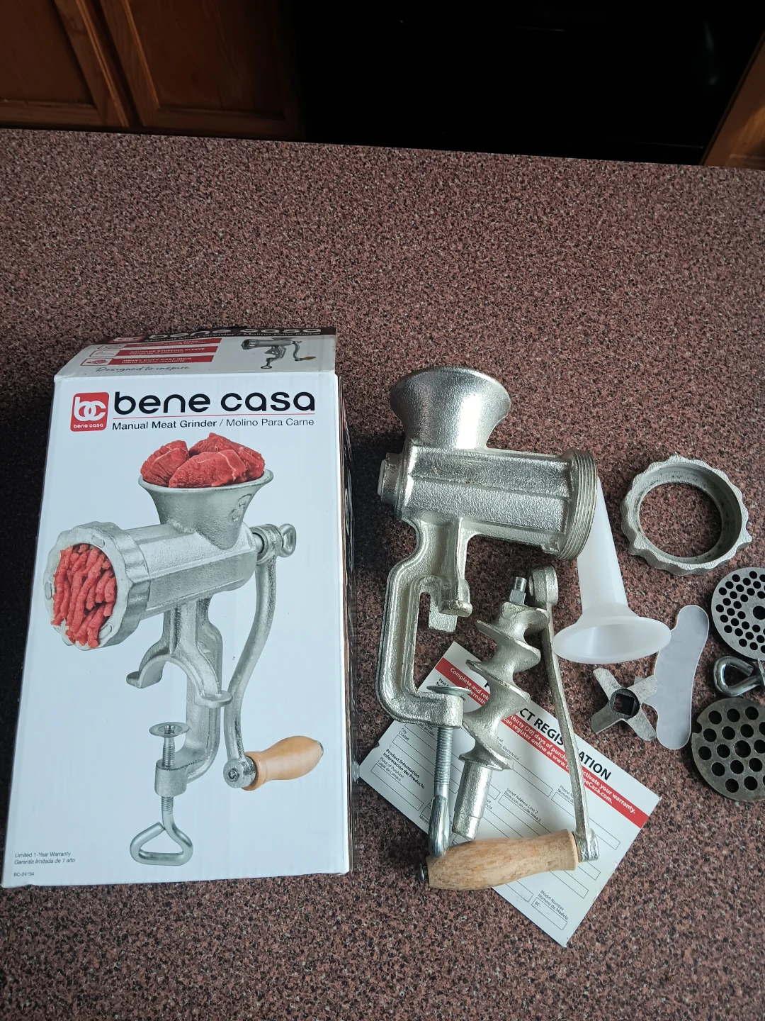 Bene Casa Manual Meat Grinder - photo 3