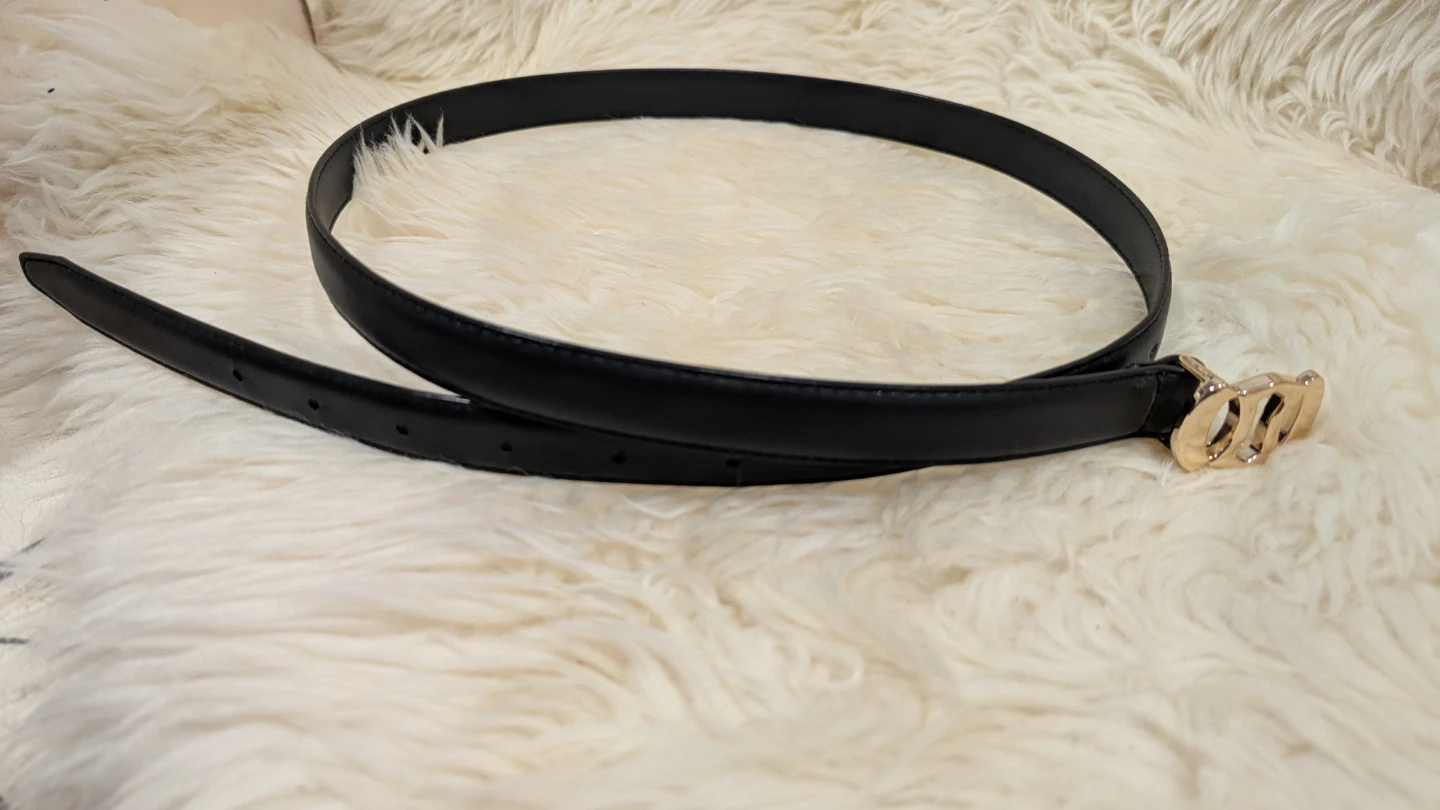 Black Belt with Gold Buckle - From Target - photo 2