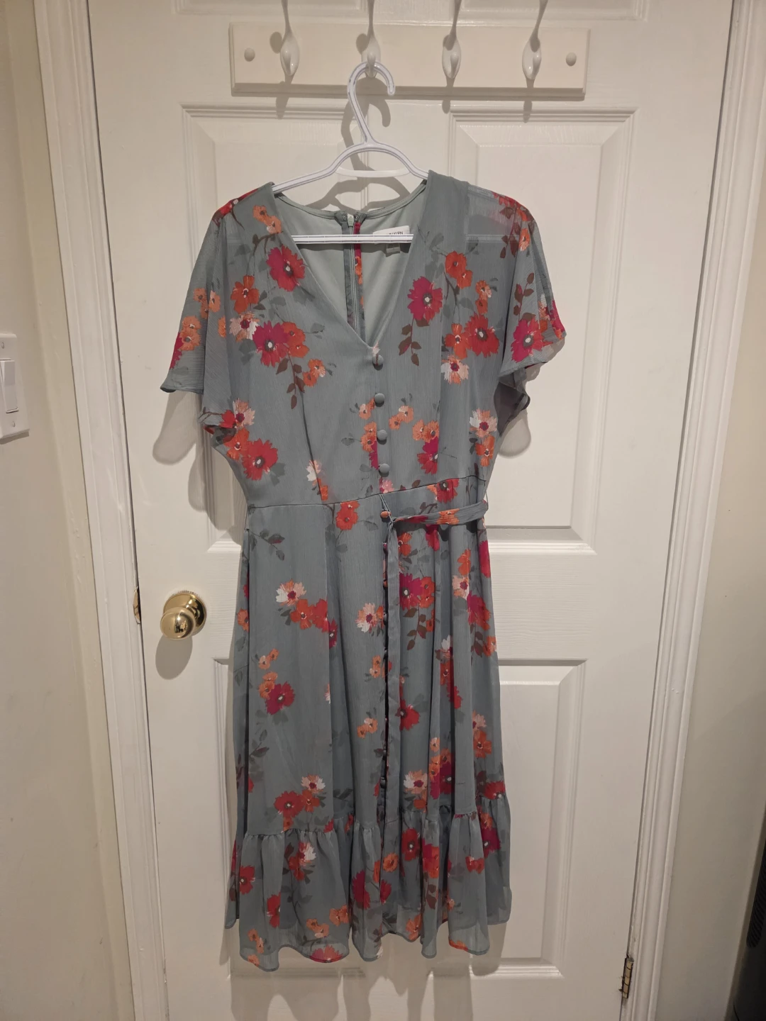 Calvin Klein Floral Print Dress