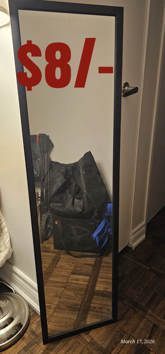 Full-length Mirror - Black Frame