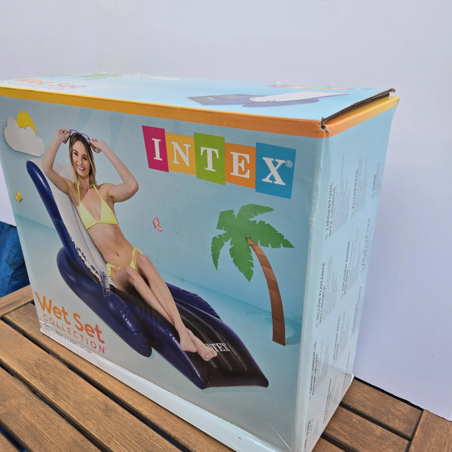 Intex inflatable lounger floaty - photo 2