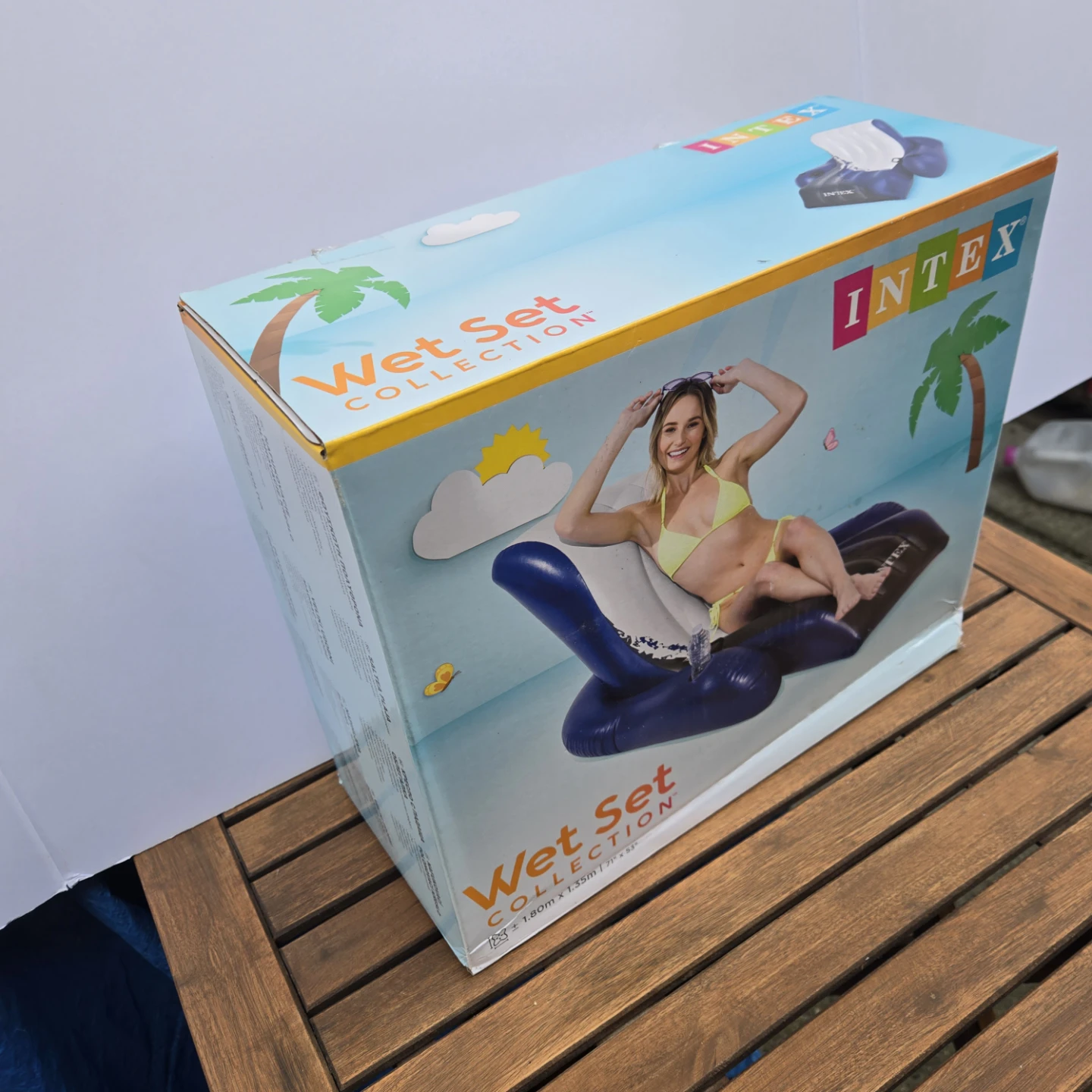 Intex inflatable lounger floaty - photo 3