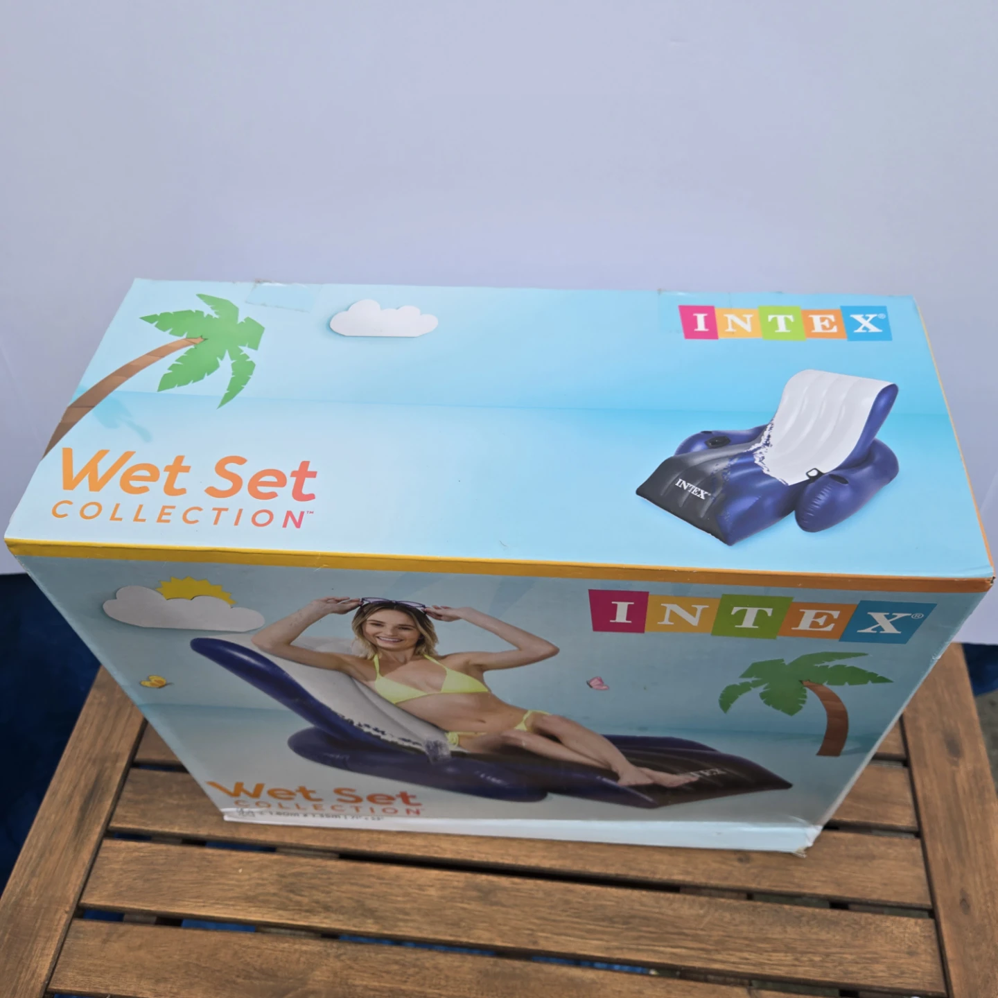 Intex inflatable lounger floaty - photo 4