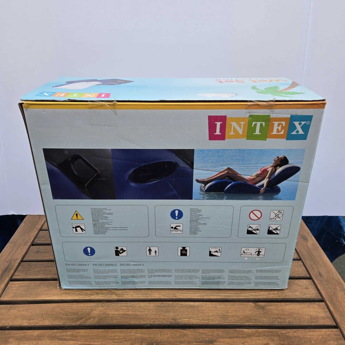 Intex inflatable lounger floaty - photo 5
