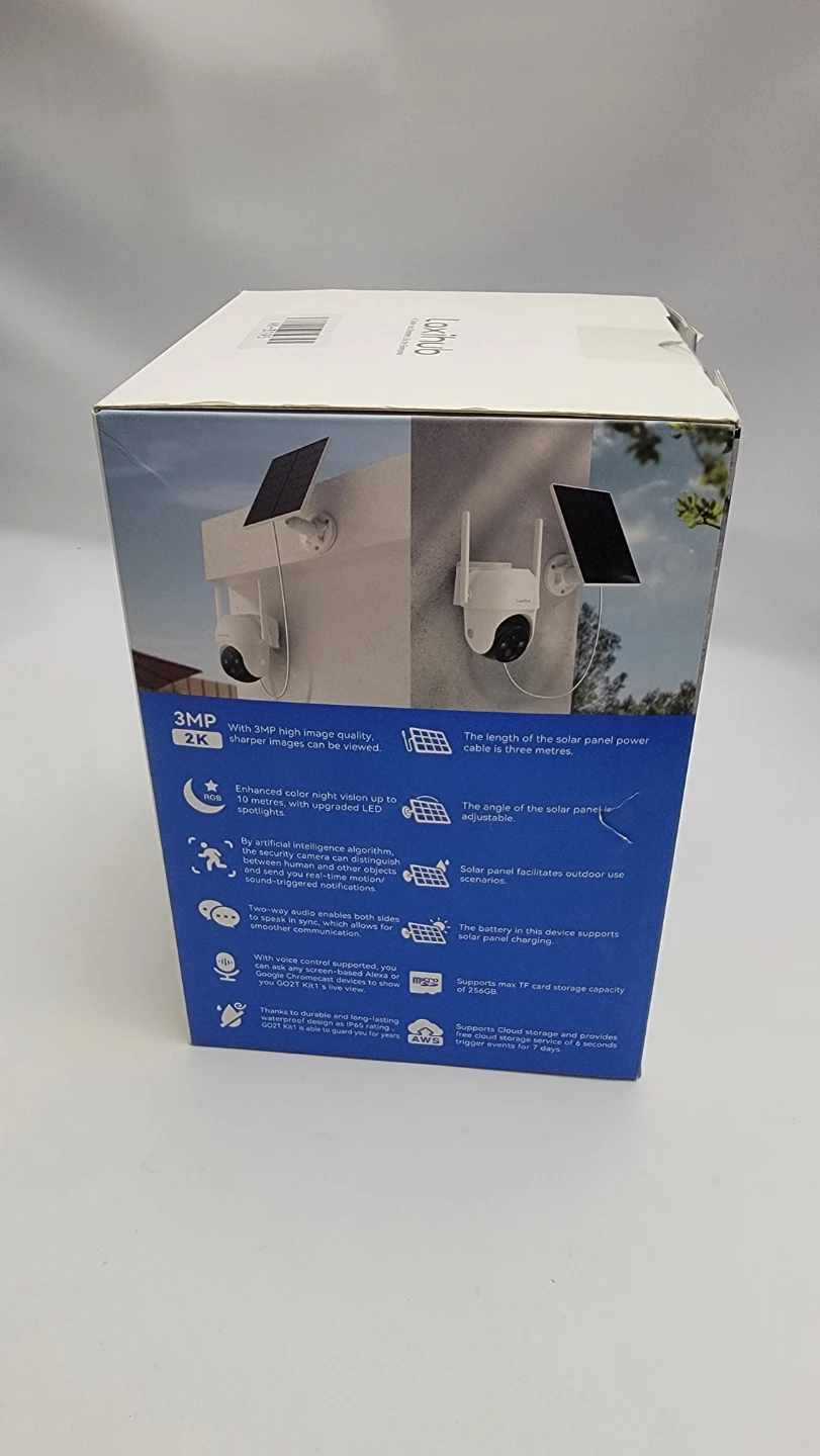Arenti GO2T 2K 3MP UHD PTZ Outdoor Security Camera + Solar Panel - photo 3