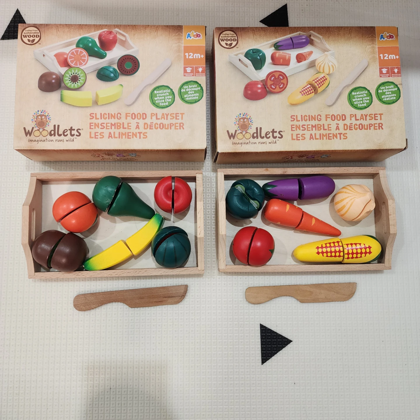 Woodlets Slicing Food Playset
