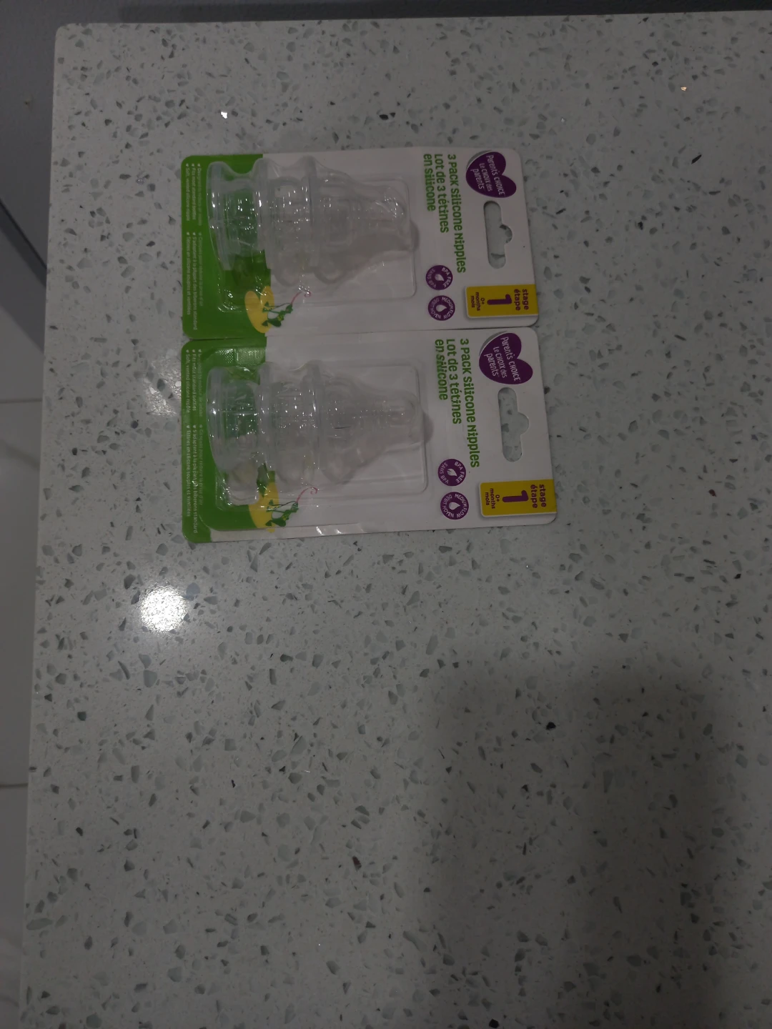 Parent's Choice Silicone Nipples - Stage 1 (2 Packs)