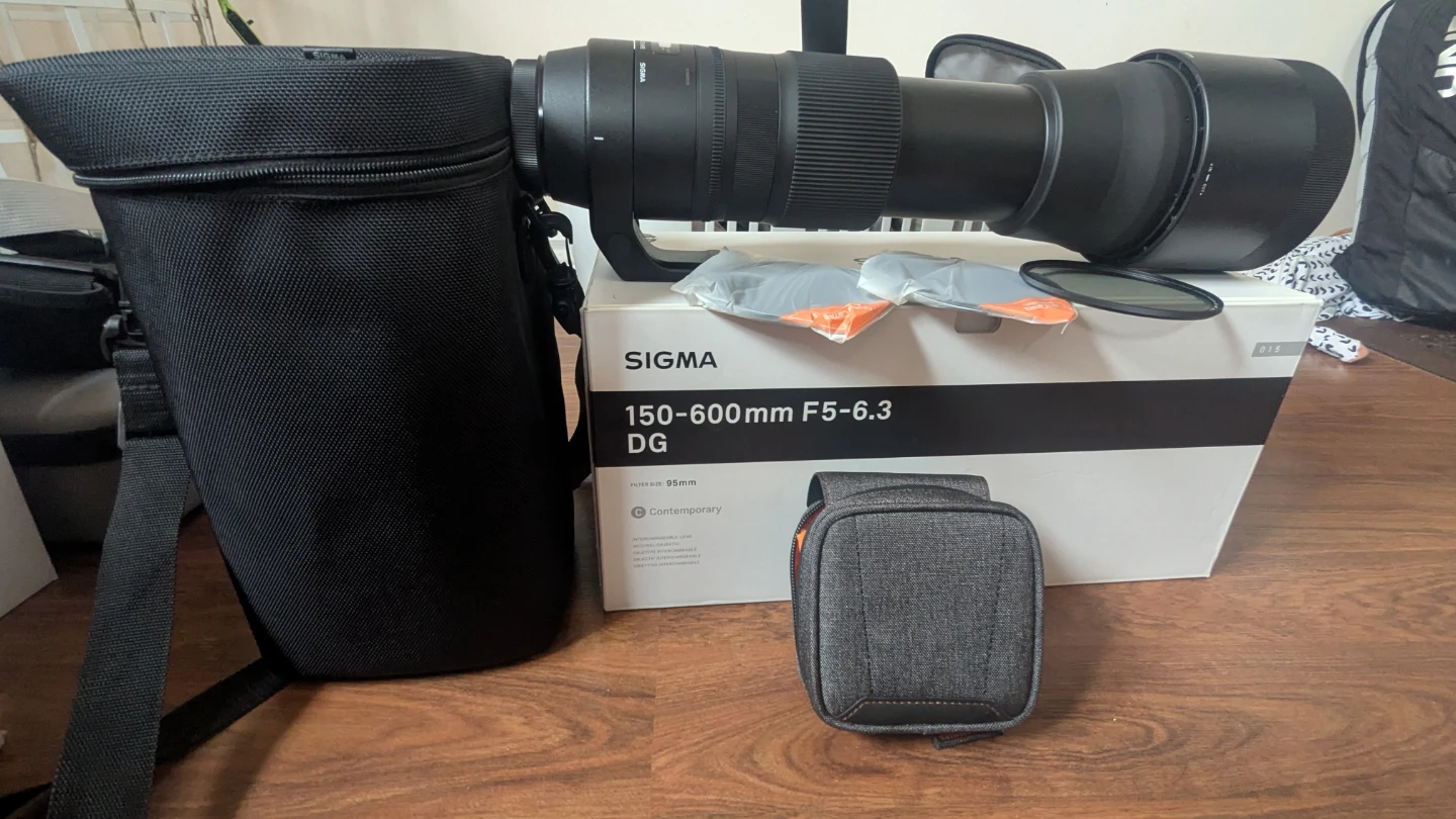 Sigma 150 to 600 canon lens