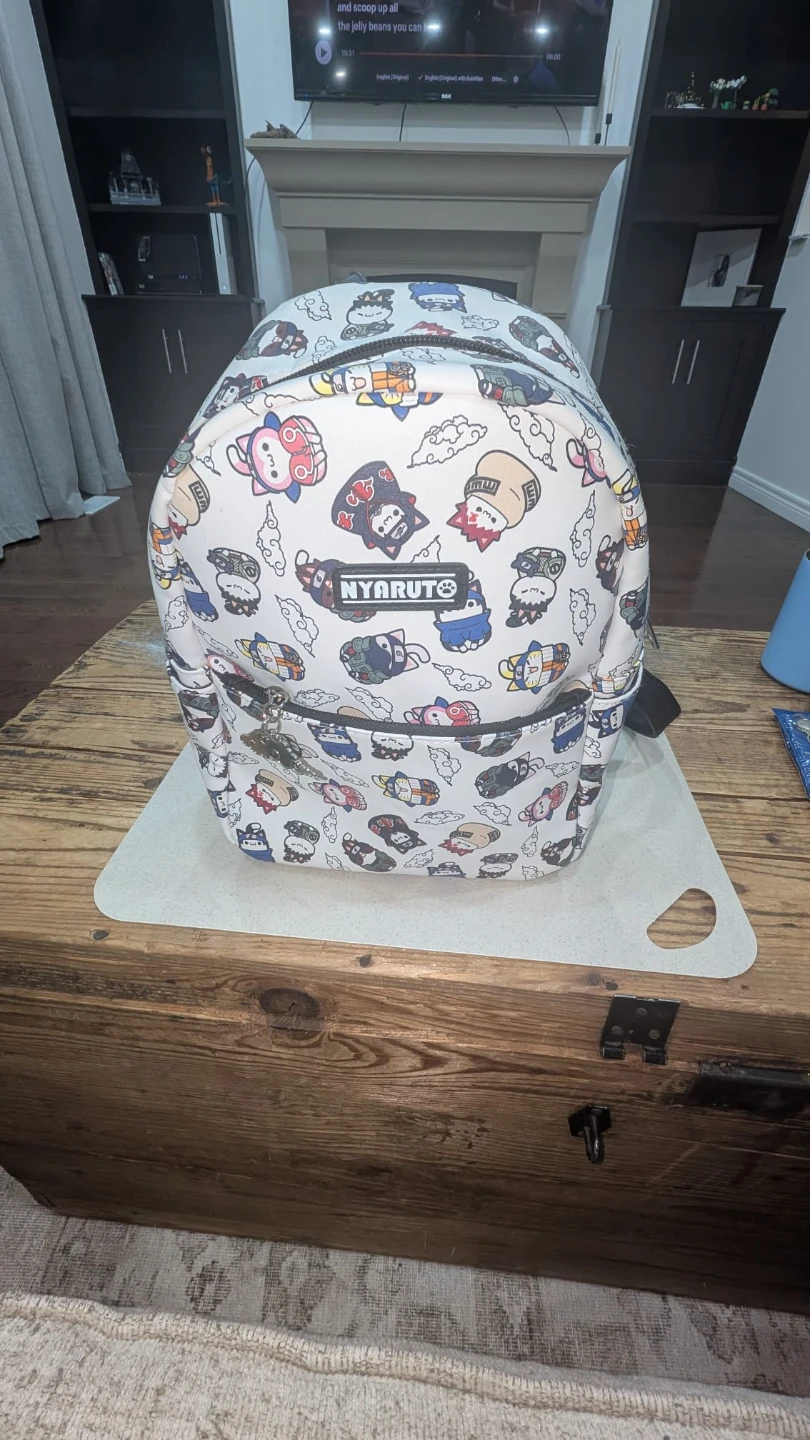 Naruto NYARUTO Cat Character Print Backpack - photo 3