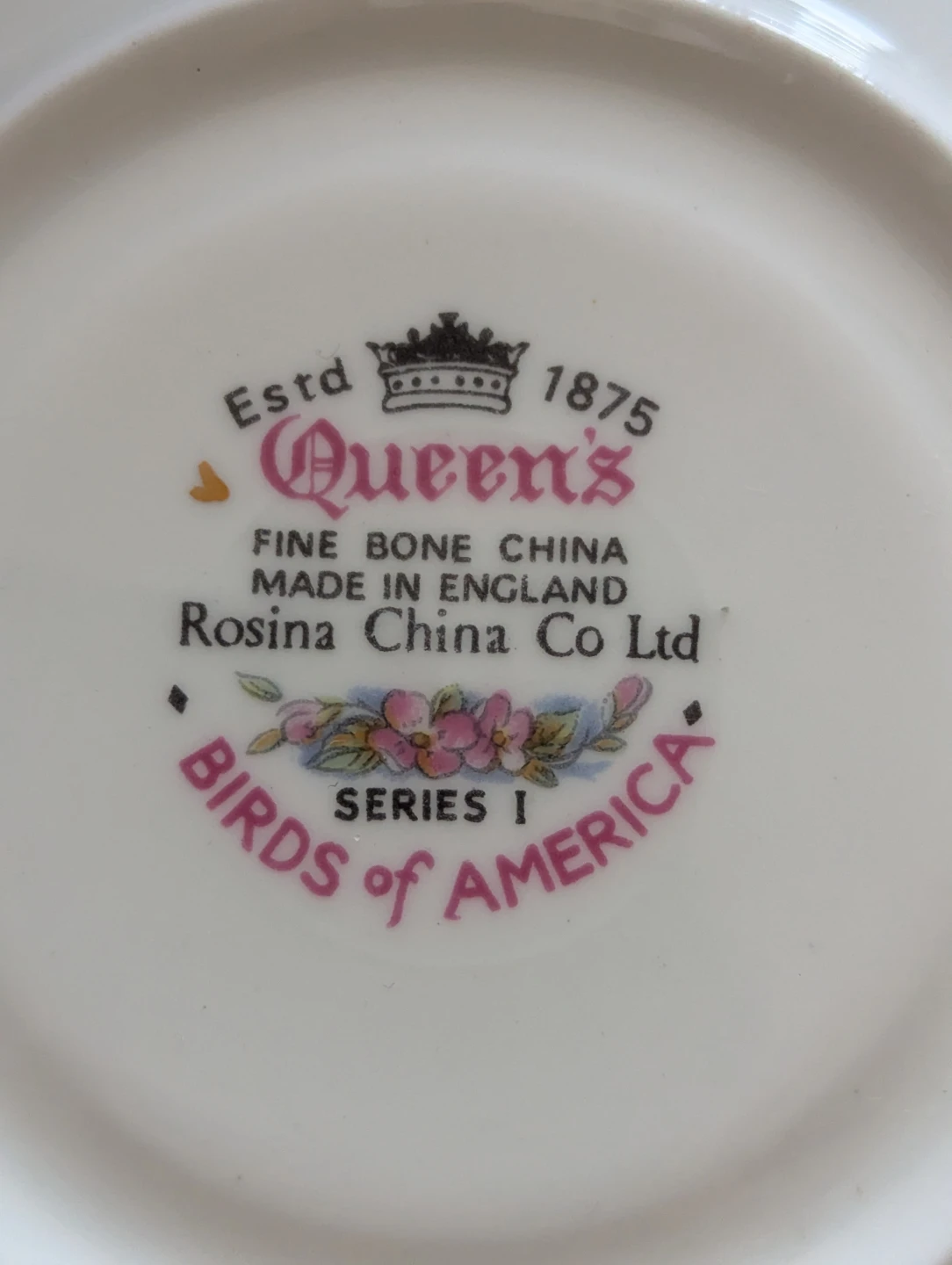 Queen's Fine Bone China Saucer - Birds of America Series I - photo 2
