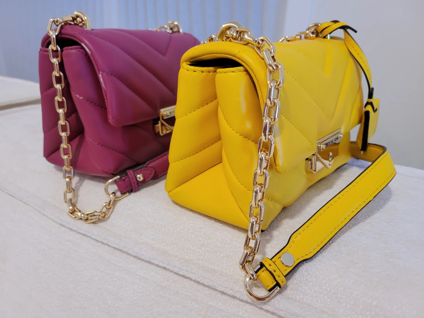 2 x Michael Kors Quilted Leather Shoulder Bags - photo 2