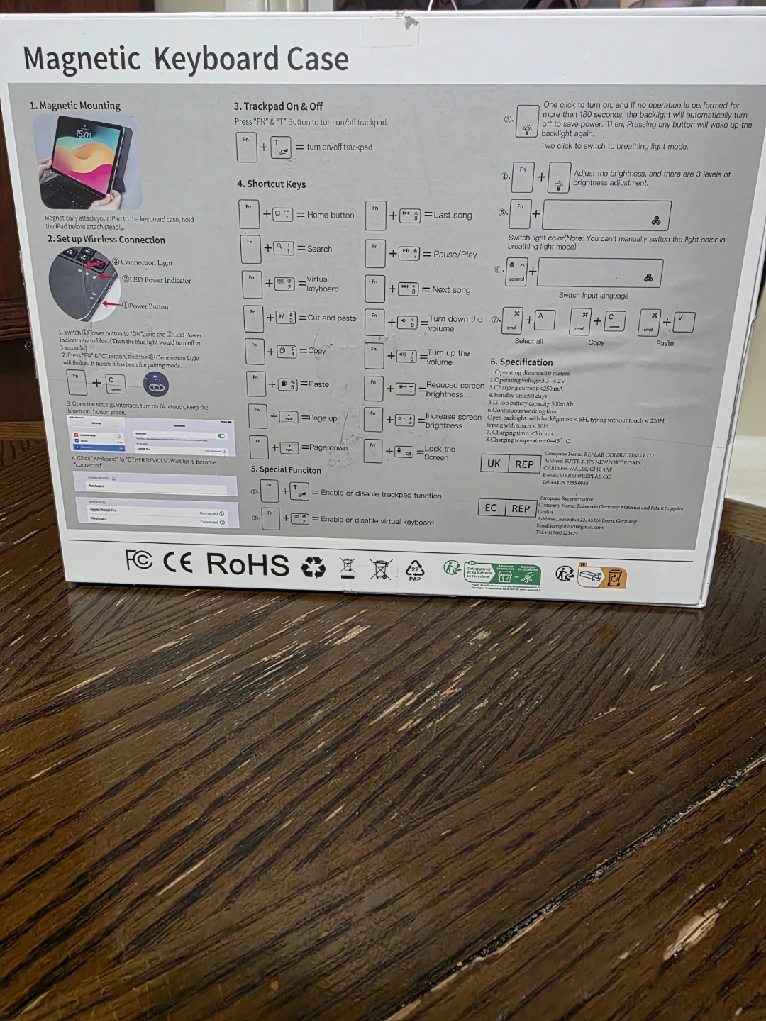 Magnetic Keyboard Case for iPad - photo 2