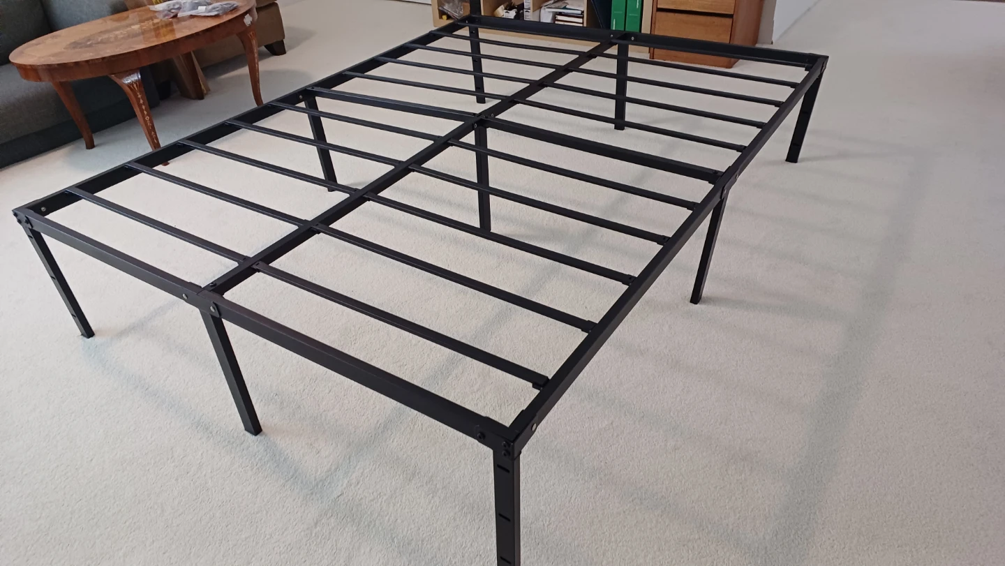 Black Metal Bed Frame - photo 2