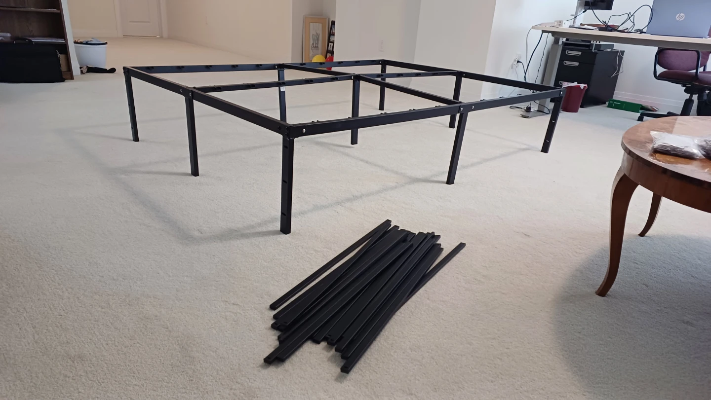 Black Metal Bed Frame - photo 3