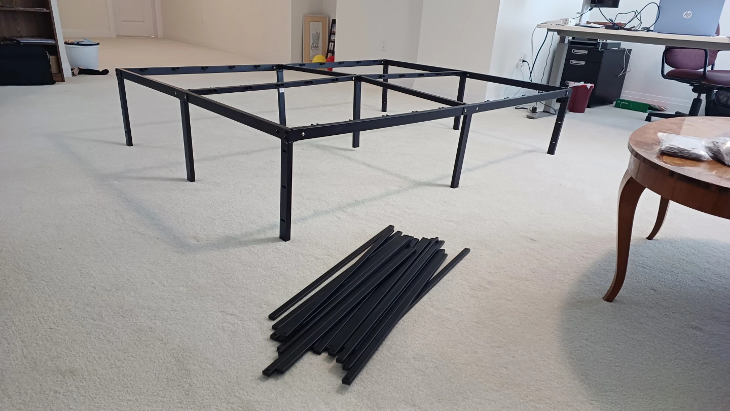 Black Metal Bed Frame - photo 4
