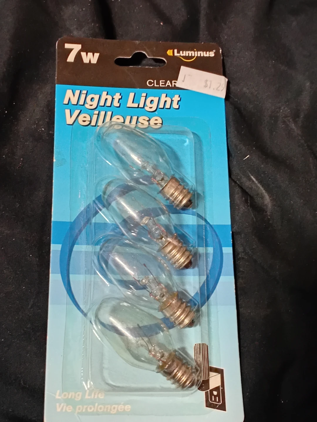Luminus 7W Clear Night Light Bulbs (4-Pack)