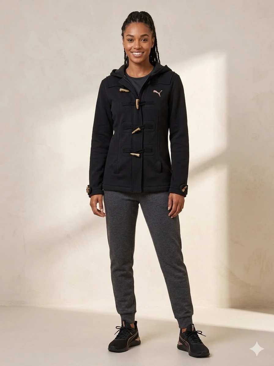 Puma Duffle Coat Style Hoodie