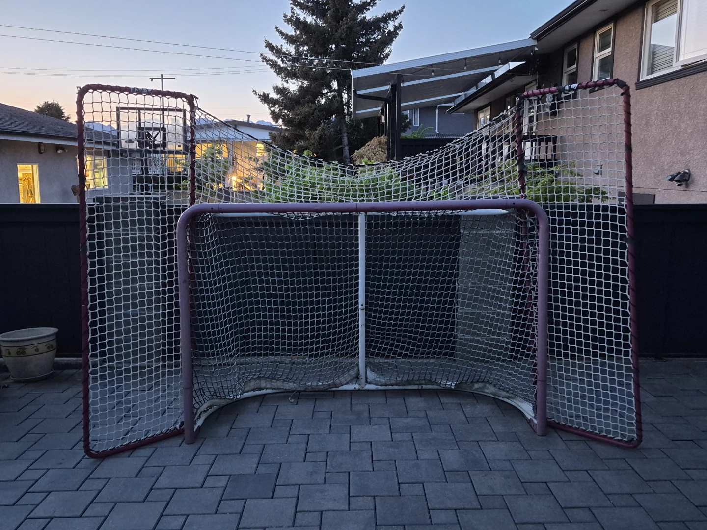 Hockey Net with side stops