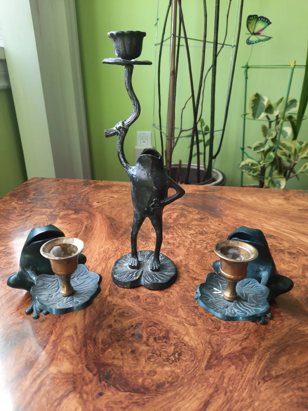 Frog Candlestick Holders Set - photo 3
