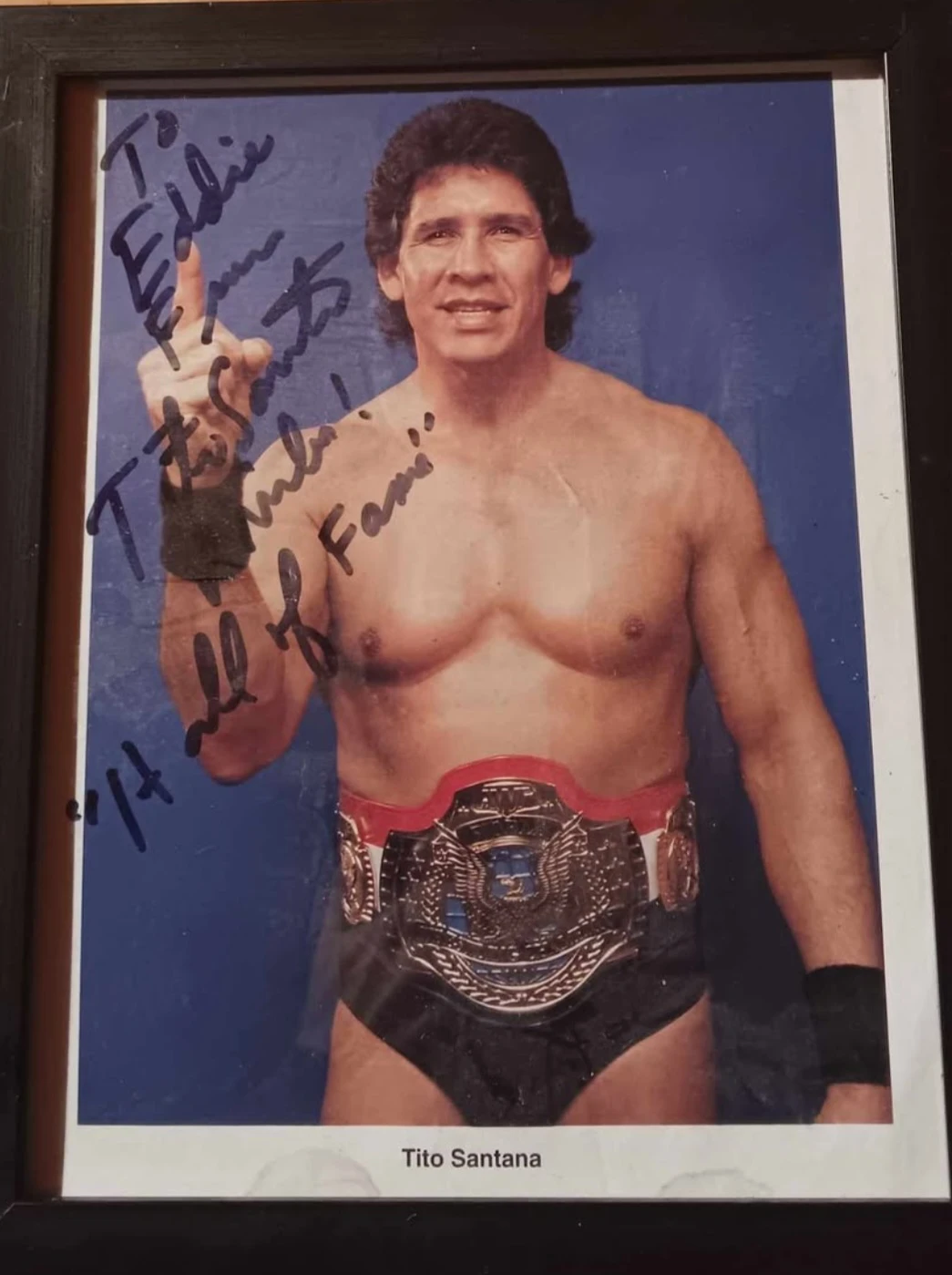 Signed Photo of Tito Santana