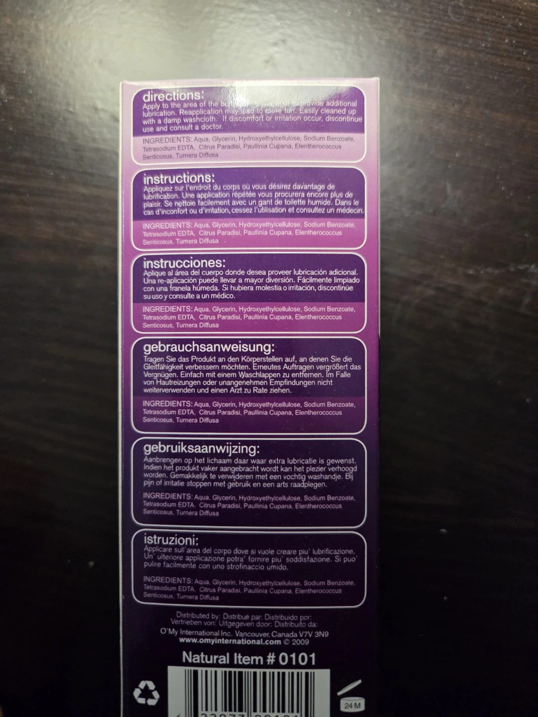 New Bottle of O'My Lubricant - photo 3