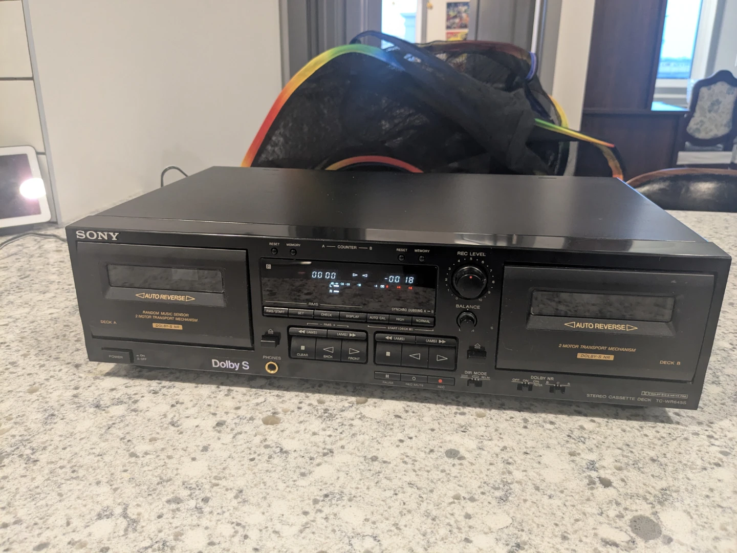 Sony Stereo Cassette Deck TC-WR645S Dolby. Please read!