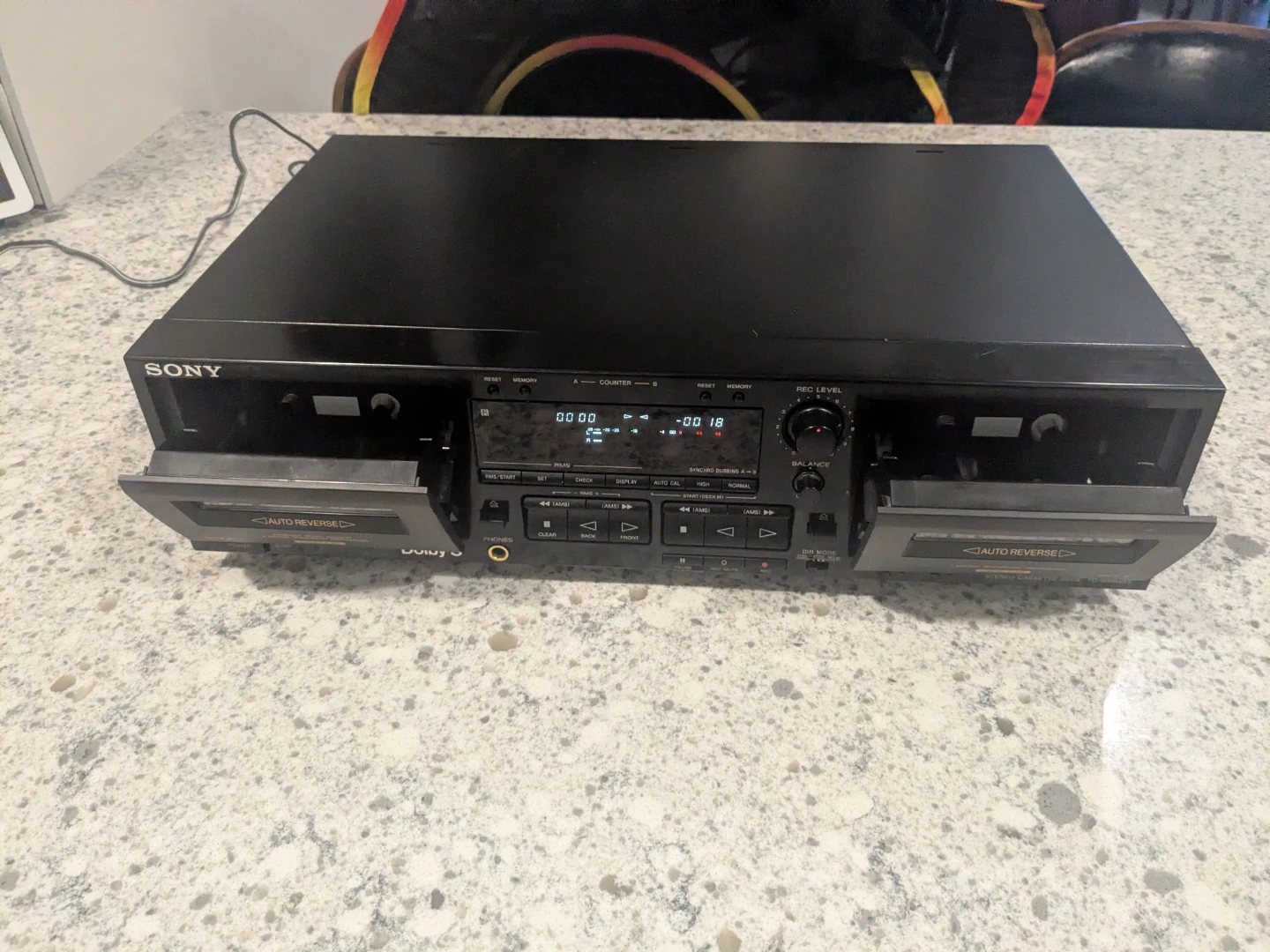 Sony Stereo Cassette Deck TC-WR645S Dolby. Please read! - photo 3