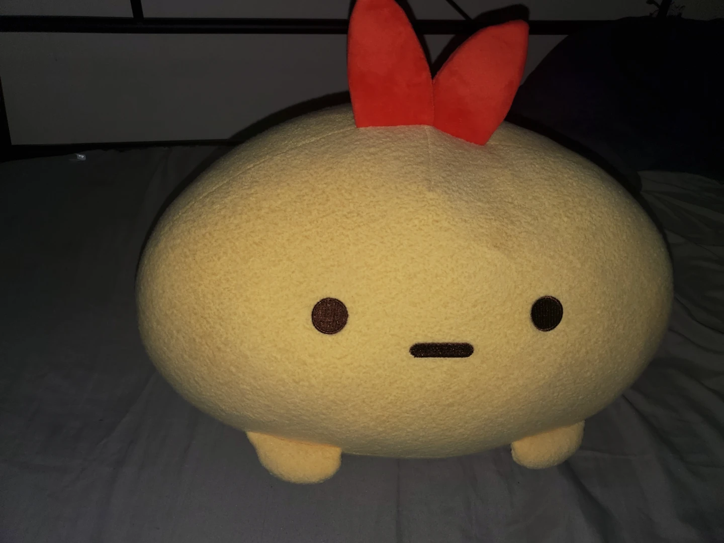 Yellow Plush Toy with Red ears