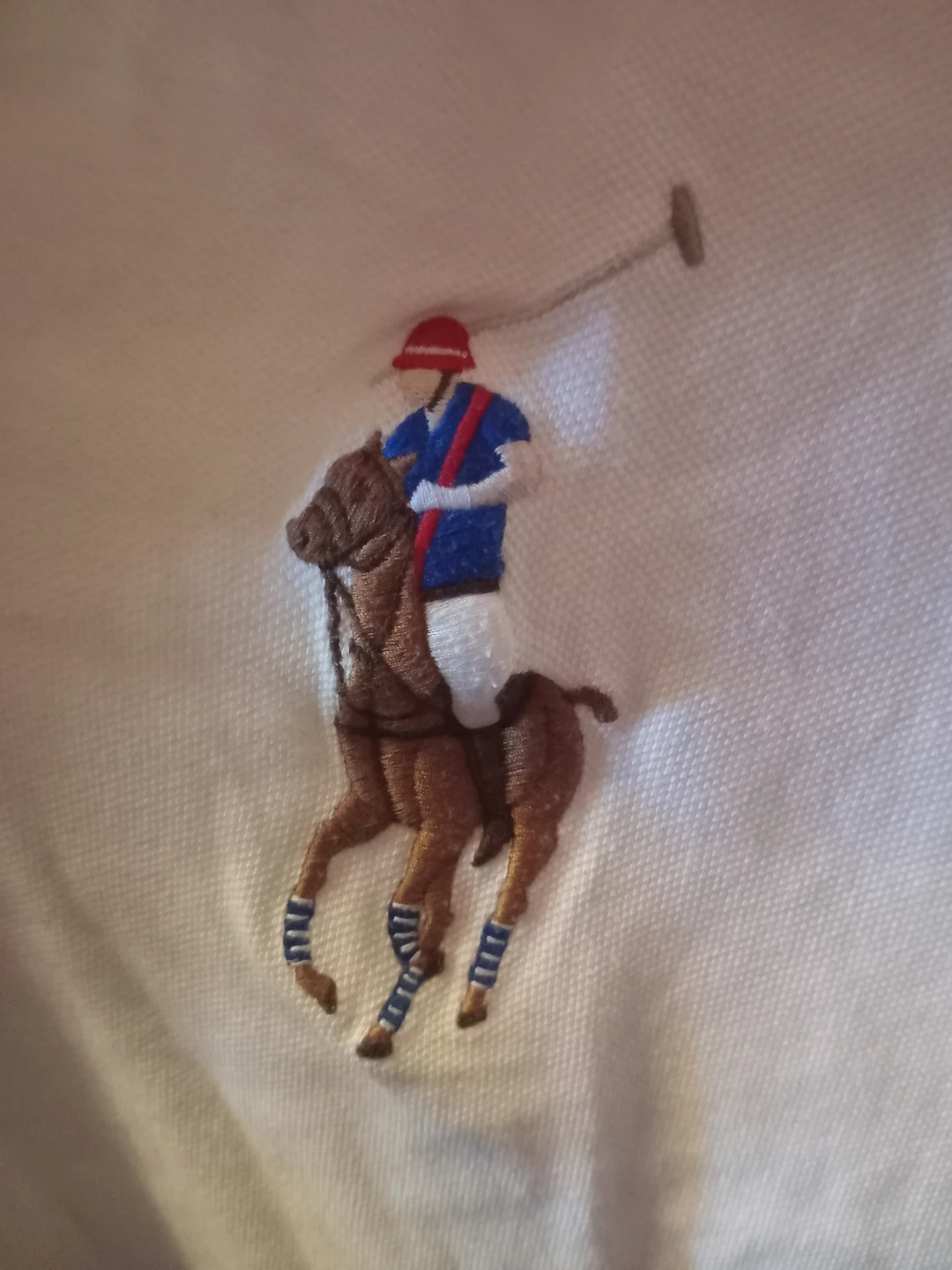Polo by Ralph Lauren Men's Polo Shirt - White, Size M - photo 3