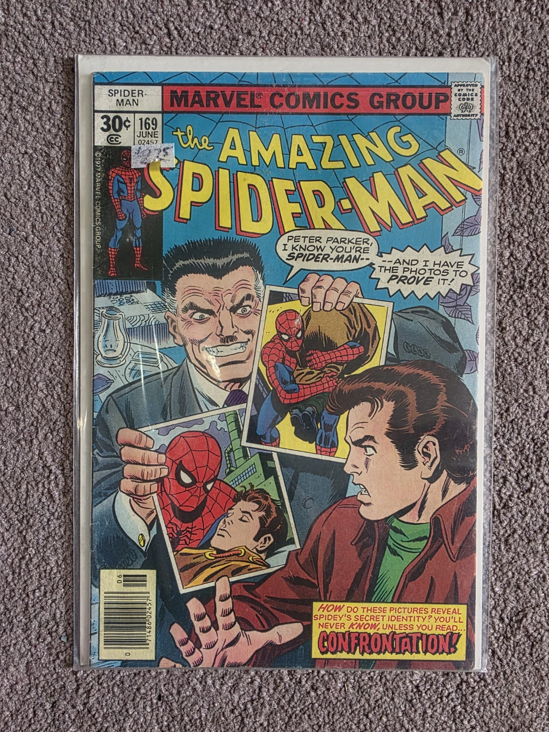 The Amazing Spider-Man #169 Comic Book (1977)