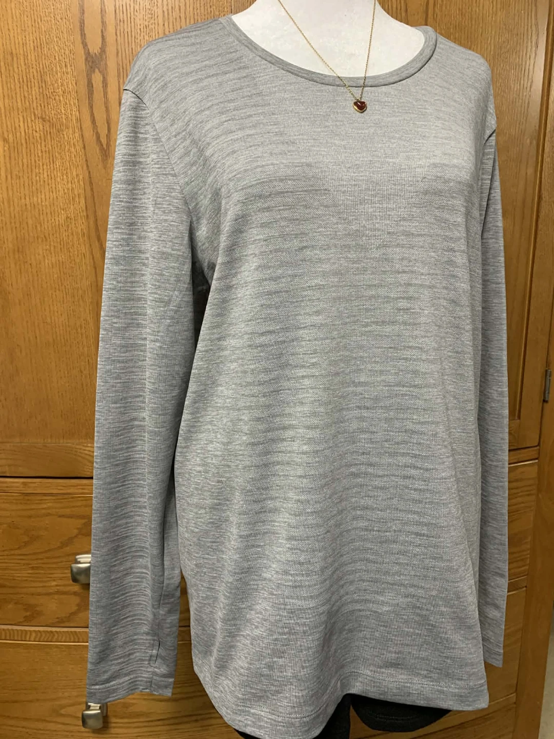 Tuff Athletics Grey Long Sleeve Shirt Size L/G - photo 2