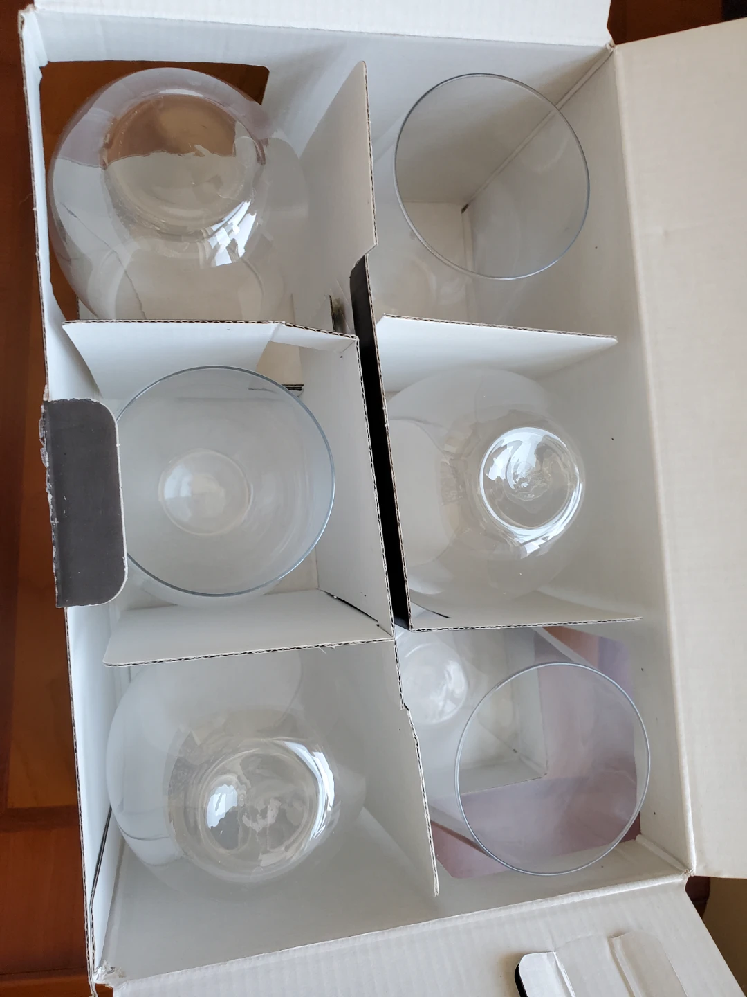 Arcoroc Stemless Wine Glasses Set of 6