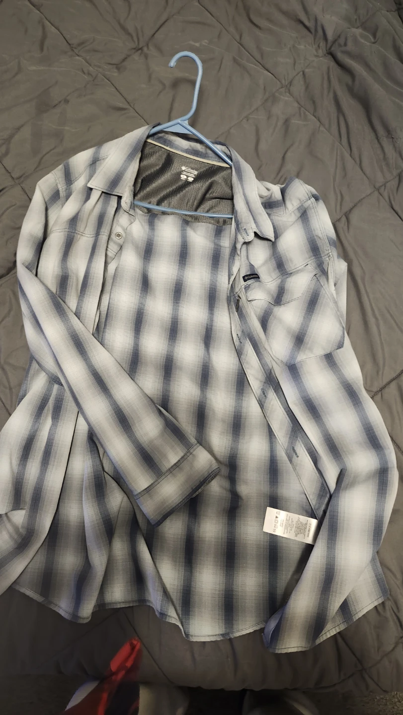 Columbia Men's Plaid Long Sleeve Shirt