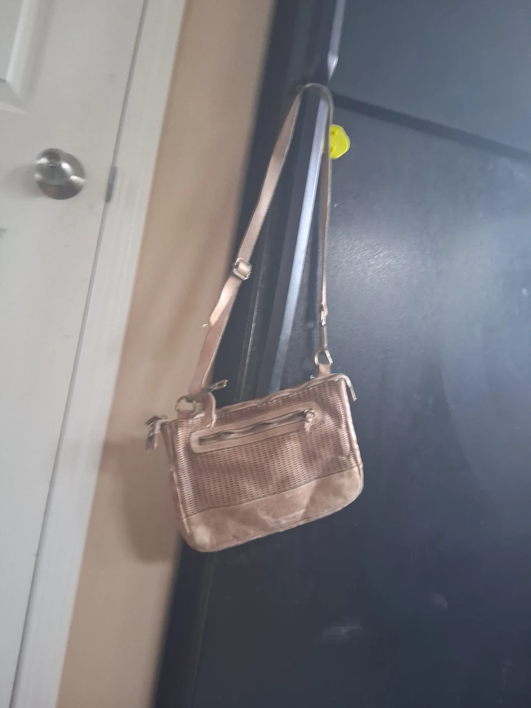 Perforated Crossbody Purse